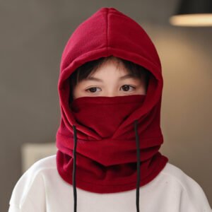 Thickened All-in-one Hat Scarf And Mask With Ear Protectionkeeps You Warm And Blocks The Wind