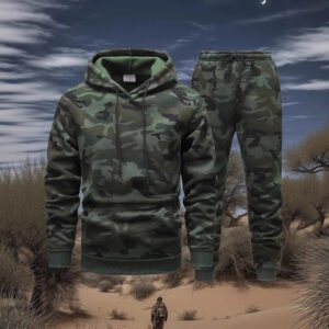 Outdoor Casual Sportswear Set Hoodie And Sweatpants Set