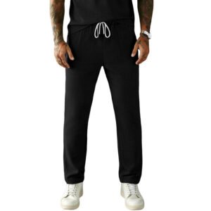 Mens Corduroy Slim Straight-fit Loose-fitting Trousers