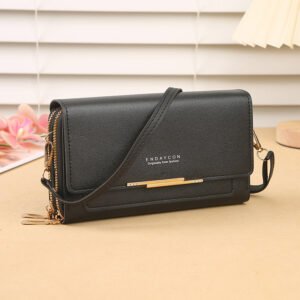Multi-functional Crossbody Bag Mid-length Clutch And Coin Purse
